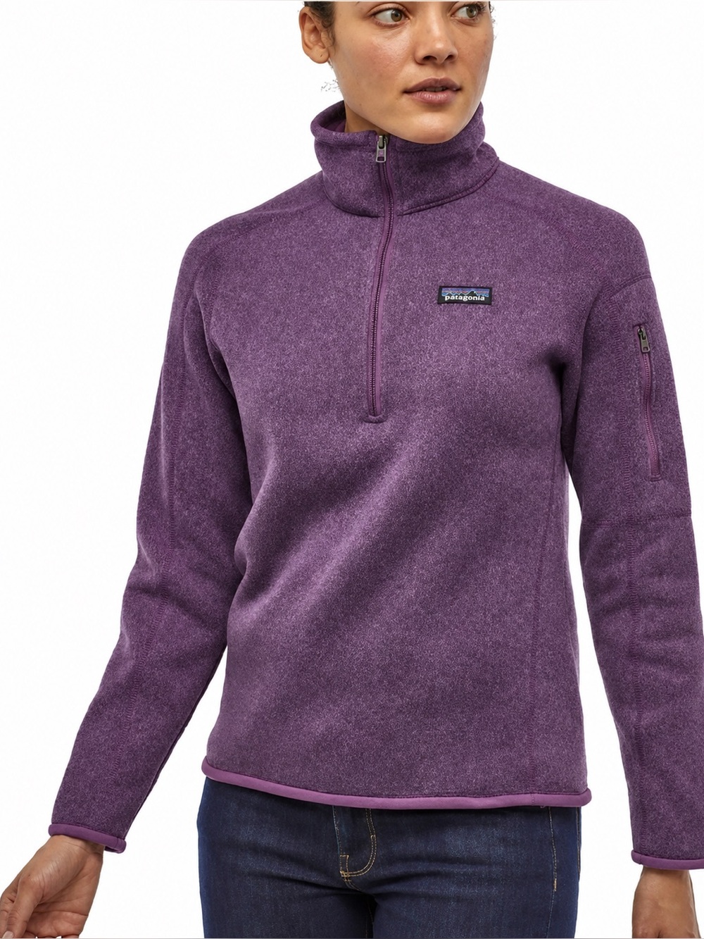 Patagonia Women’s Plum Half-Zip Fleece Pullover (M)